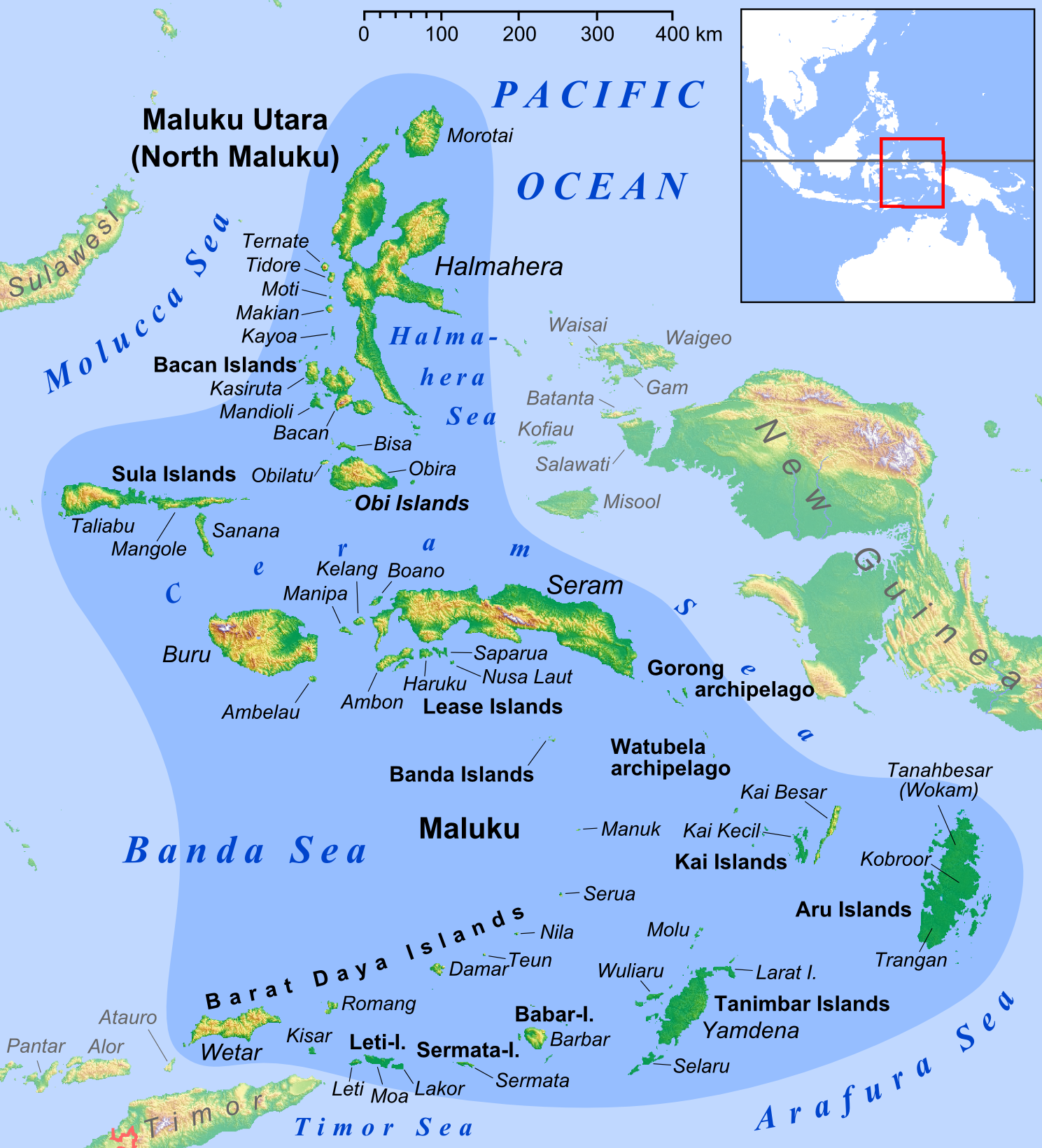 The Maluku Islands, Indonesia