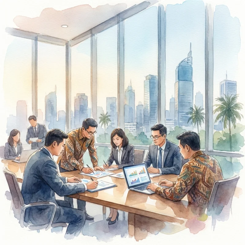 Jakarta business district office