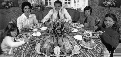war criminals eating turkey